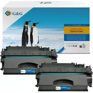 Картридж тонер g g NT-PH505XCU черный заменитель для серии 05X, совместимый NT-PH505XCU