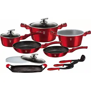 Cookware set Berlinger Haus Burgundy BH/6781 — pots and kitchen utensils set