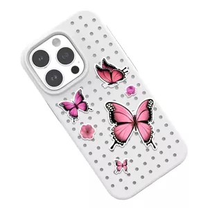 Pinit futrāļu komplekts iPhone 13/14/15 6.1" — melns ar rakstu