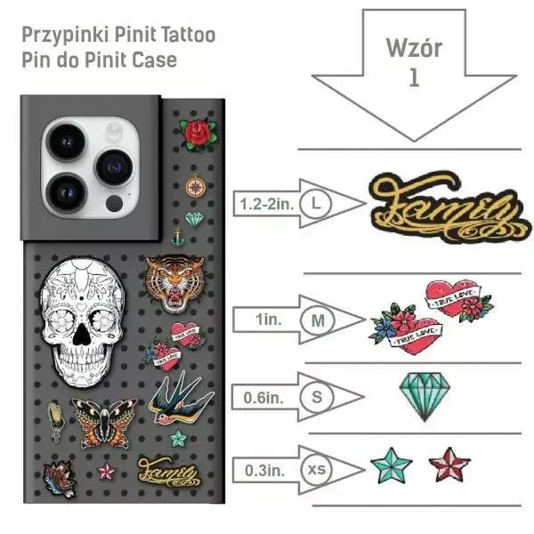 Pinit Dynamic Tattoo чехол iPhone 13/14/15 6,1" Photo 2