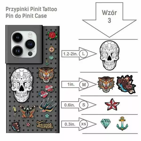Pinit Dynamic Tattoo Case for iPhone 14 Plus / 15 Plus Photo 5