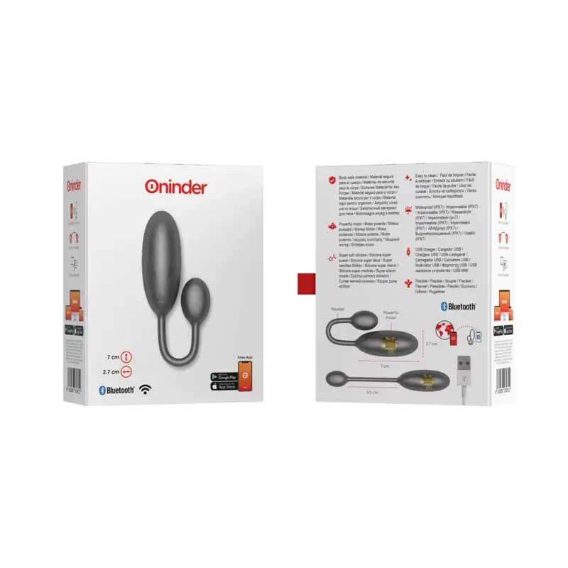 Виброяйцо ONINDER DENVER 7x2.7 см Photo 9