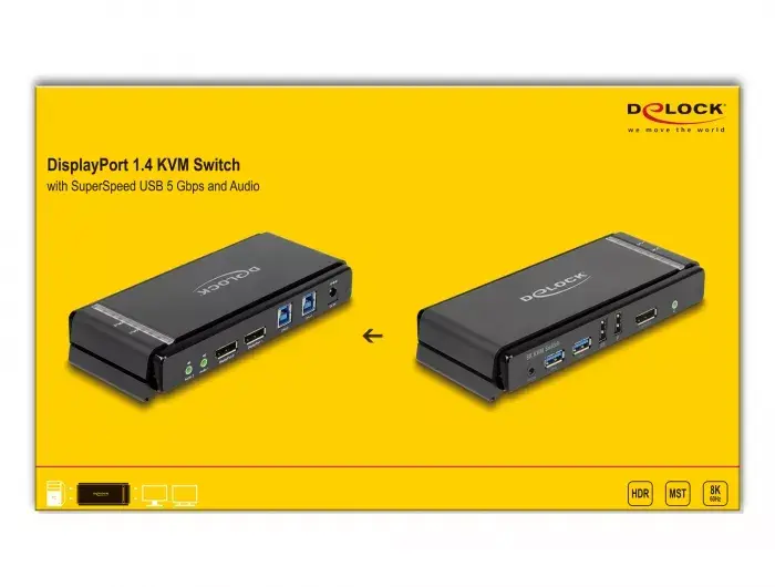 KVM slēdzis DisplayPort 1.4 8K Photo 3