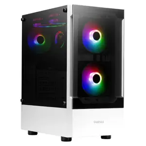 Корпус для ПК GAMDIAS Talos E3 Midi Tower White, белого цвета, с тремя вентиляторами 120 мм, поддержкой ATX, Micro ATX и Mini-ITX