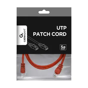 Networking Cable Gembird PP12-2M/R RJ-45 Cat5e 2m Red