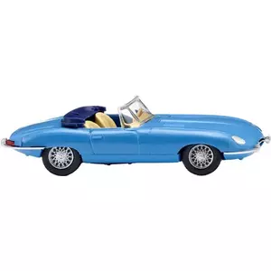 Модель автомобиля Wiking Jaguar E-Type Roadster H0, синий, модель 081707