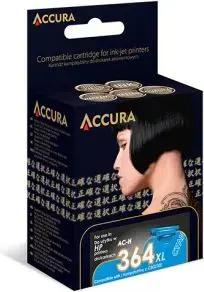 Картридж с чернилами Accura HP 364XL CB323EE — повышенной ёмкости, чёрный