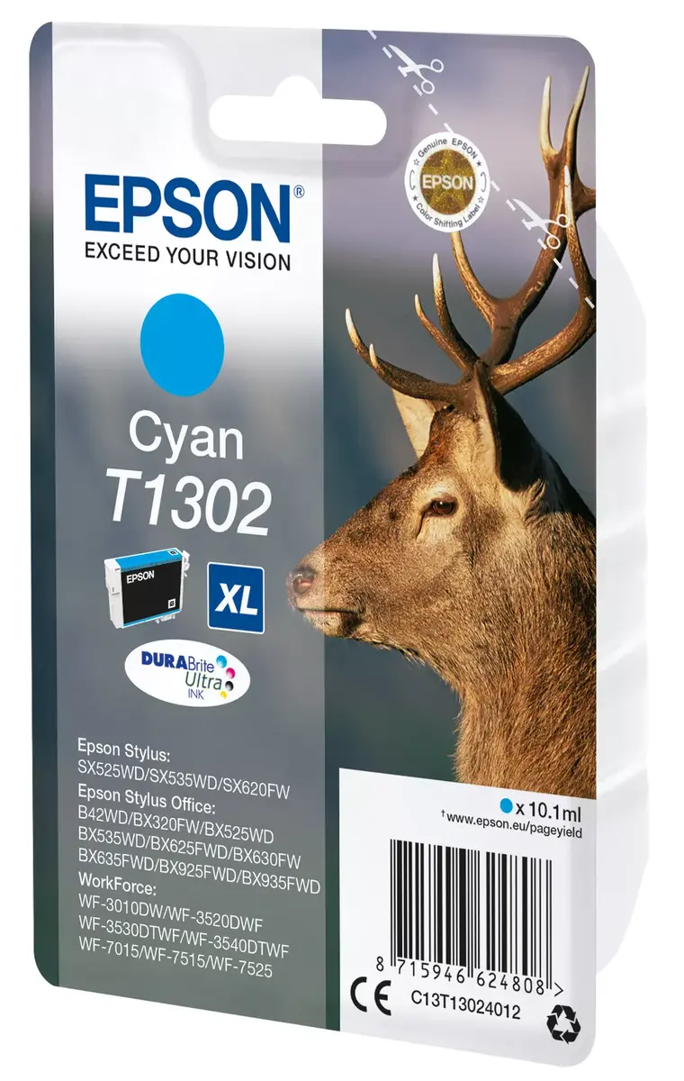 Картридж Epson DURABrite Ultra Ink T1302 Cyan Photo 2