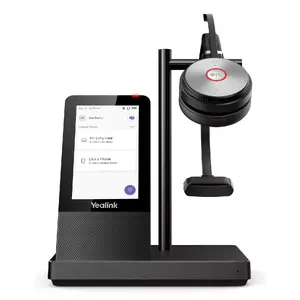 DECT-гарнитура Yealink WH66 Mono Teams — беспроводная, Bluetooth, супрауральная, с дужкой, чёрная