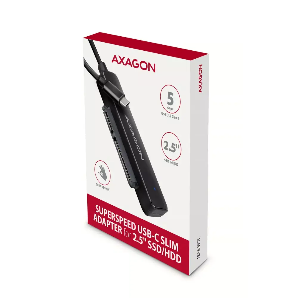 Adapteris Axagon ADSA-FP2C USB-C 5Gbps - SATA 6G Photo 7