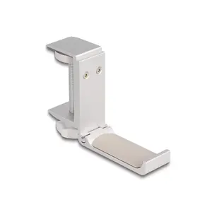 Headphone holder DeLOCK 18450 adjustable aluminium silver