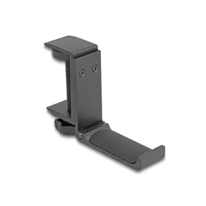 Headphone holder DeLOCK 18449 adjustable desk mounting aluminium black