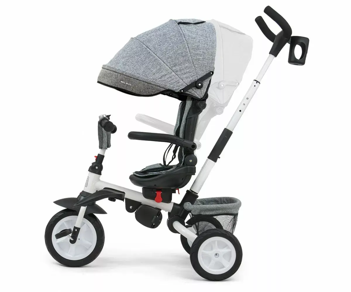 Trīsritenis milly mally Stanley Rubber Grey 3116 Photo 2