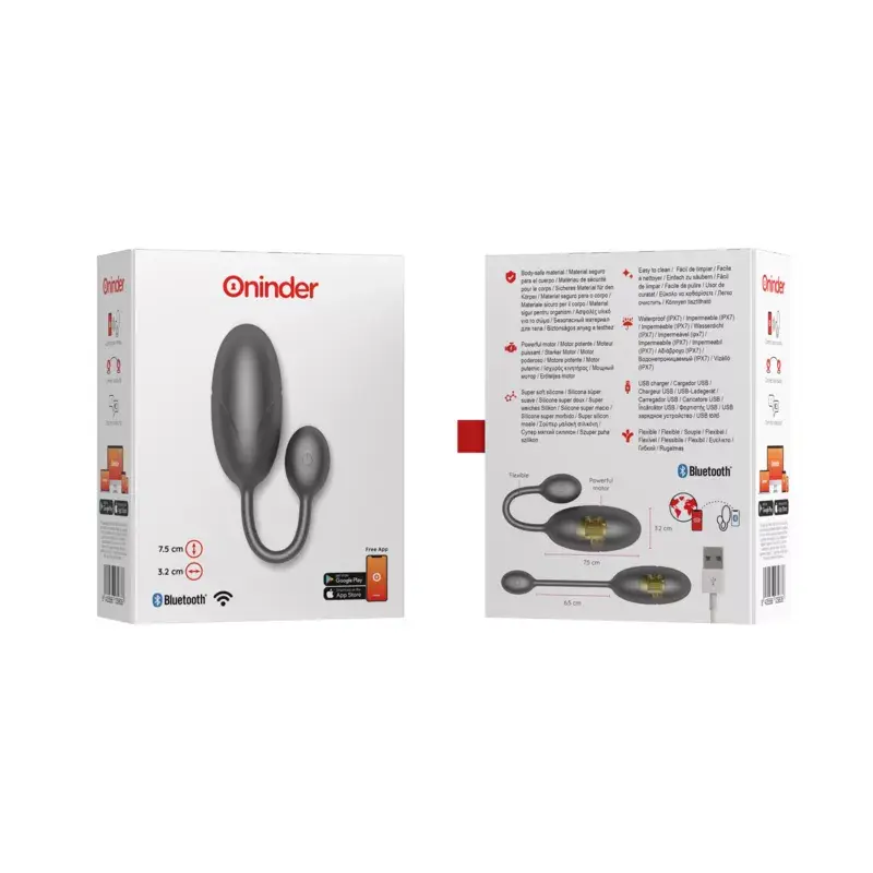 Виброяйцо ONINDER TOKYO 7,5x3,2 см Photo 9
