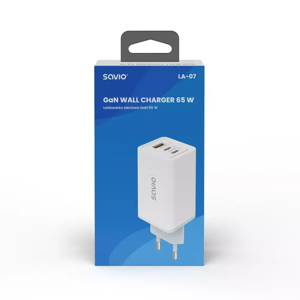 SAVIO LA-07 GaN 65W charger Photo 7