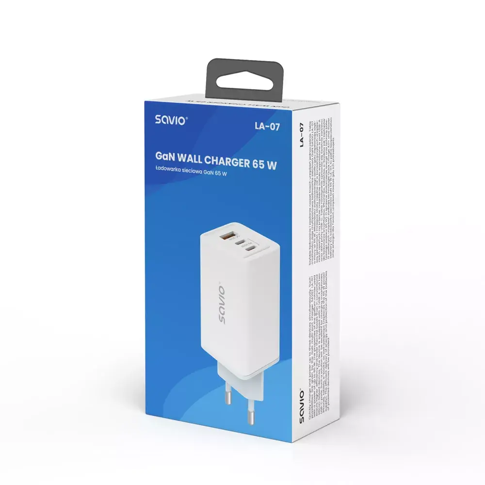 SAVIO LA-07 GaN 65W charger Photo 8