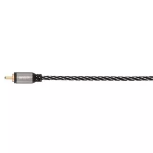 Аудиокабель RCA Avinity 1.5м Мужской к Мужскому Золотое покрытие Антрацит