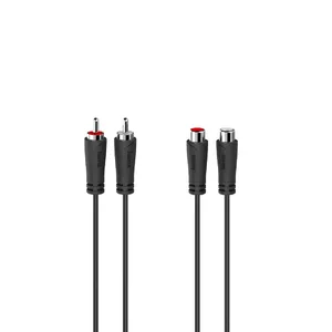 Cable RCA  Hama 00205110, 1.5 m, Jack 3.5 mm, RCA Dual, Negro