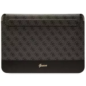 Sleeve GUESS GUCS14PS4SGK 14 inch black with 4G stripe and metal logo