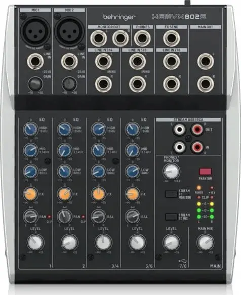 Behringer XENYX 502S аналоговый микшер — 5 каналов Photo 2