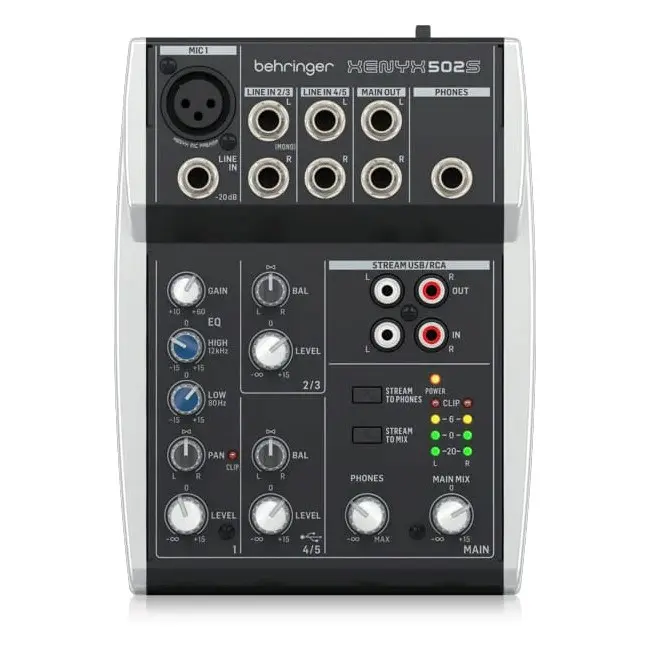 Analogs audio mikseris Behringer XENYX 502S