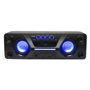 Denver BTB-410NR Stereo Portable Speaker Black 40 W Wired and Wireless Built-in Battery
