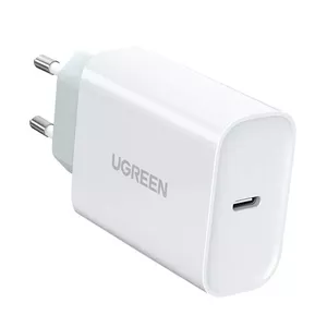 Charger UGREEN CD127, USB-C, PD3.0, QC4.0, 30W (white)