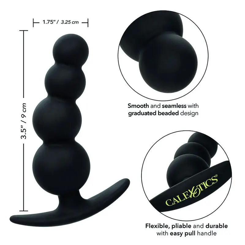 Anal beaded plug California Exotics Boundless Silicone Photo 14