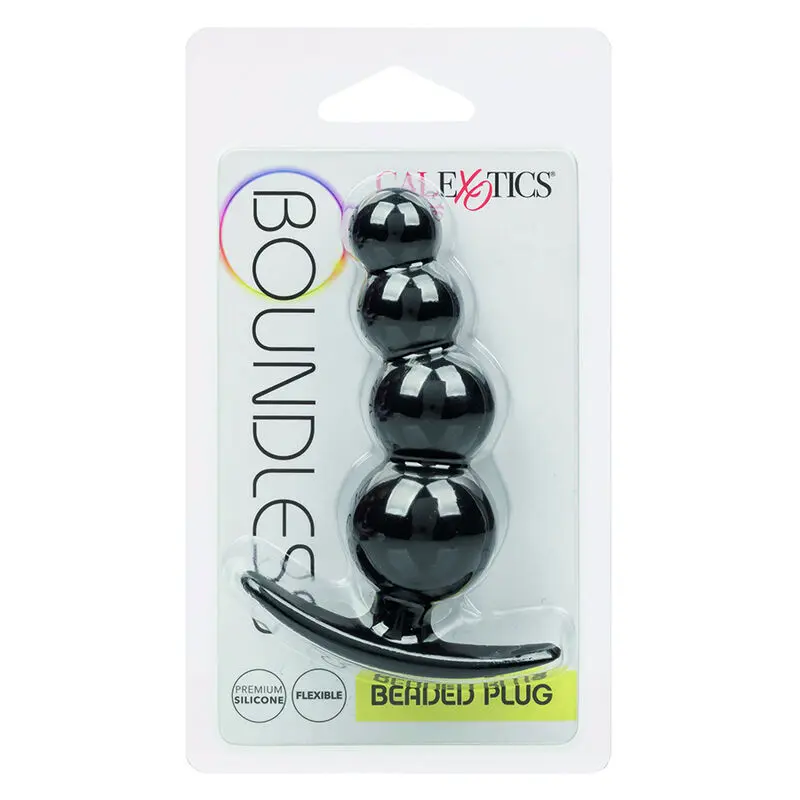 Anal beaded plug California Exotics Boundless Silicone Photo 16