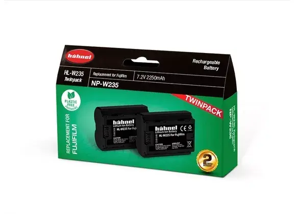 Hahnel HL-W235 divu akumulatoru komplekts NP-W235 2250 mAh Photo 2