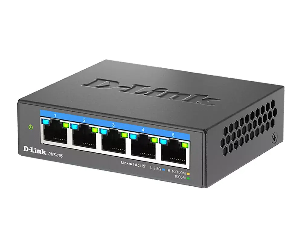 D-Link 5-Port 2.5G Multi-Gigabit Galda Slēdzis Photo 2