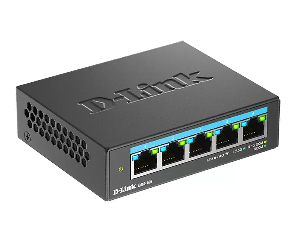 D-Link 5-Port 2.5G Multi-Gigabit Galda Slēdzis Photo 3