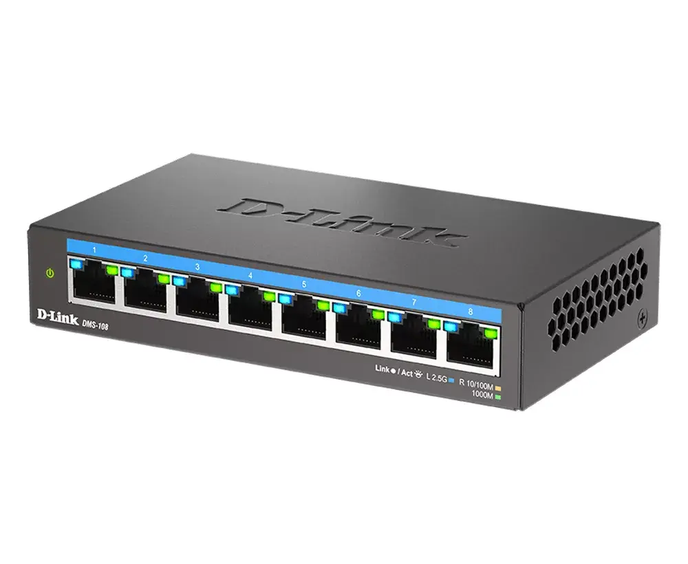 Neadministrējams slēdzis D-Link DMS-108/E Photo 2