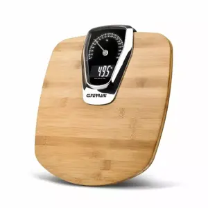Электронные напольные весы G3FERRARI Formula Elegance Oval Bamboo/дерево — 180 кг, ЖК-дисплей
