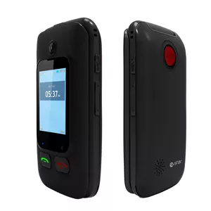 eSTAR Digni Flip 6.1 cm (2.4") 102 g Black, Red Senior phone