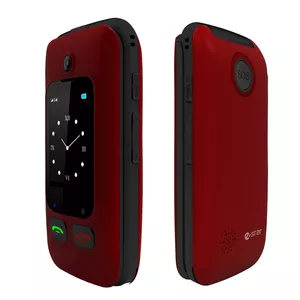 eSTAR Digni Flip 6.1 cm (2.4") 102 g Black, Red Senior phone