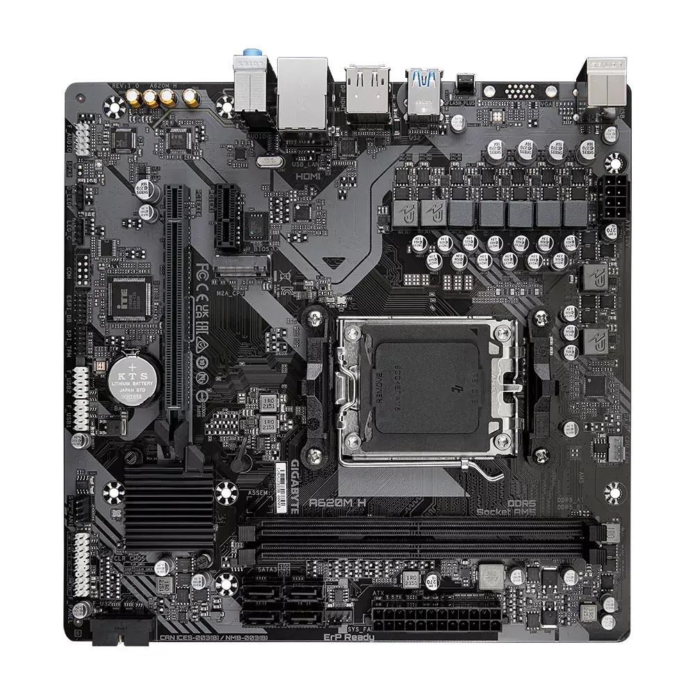 Pamatplate GIGABYTE A620M H, A620 Photo 4