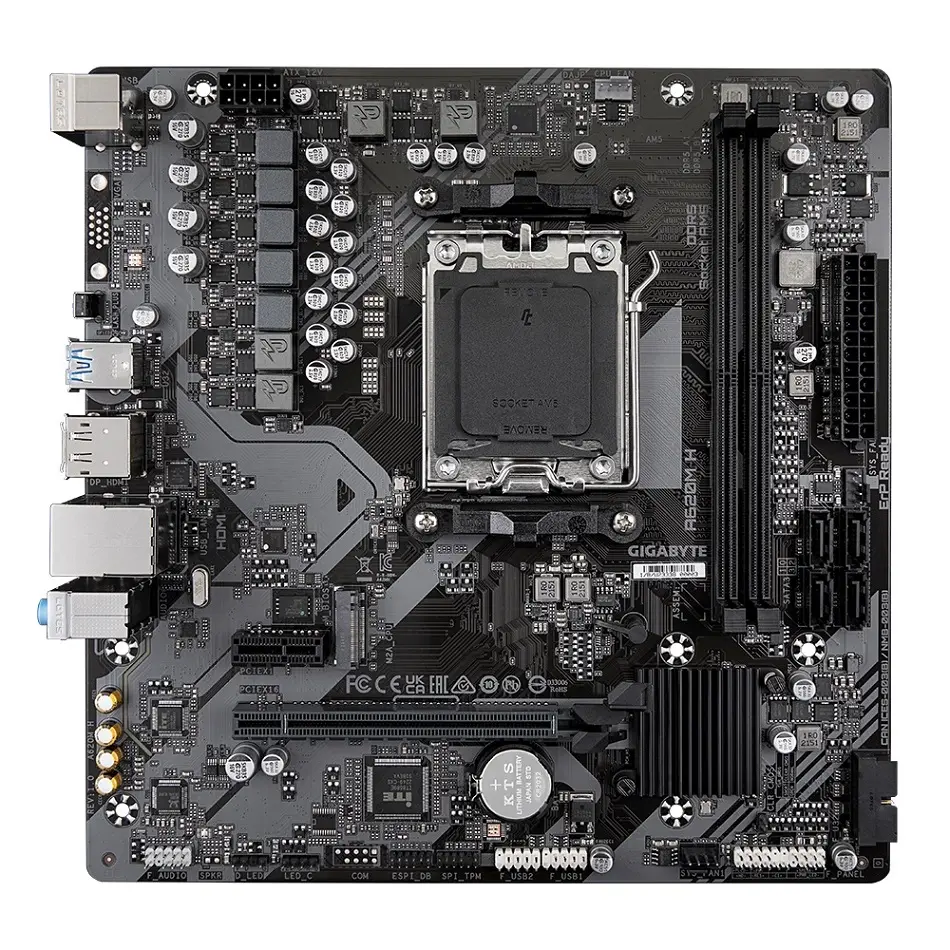 Материнская плата GIGABYTE A620M H Photo 6