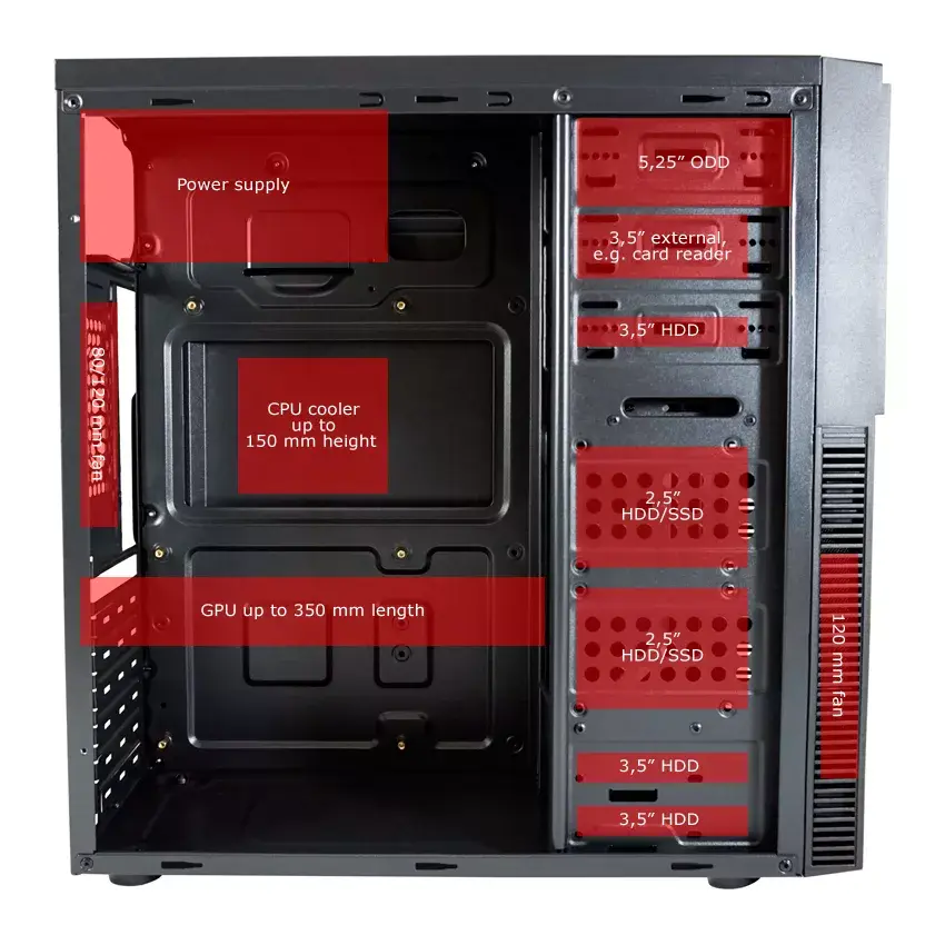 Компьютерный корпус LC-Power LC-7041B-ON Photo 10