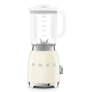 Настольный блендер Smeg 50's Style BLF03CREU кремовый 800Вт 1.5л 4 скорости 9000-18000 об/мин алюминий нержавеющая сталь