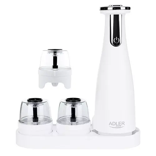 Burr grinder set Adler AD 4449W Steel White Photo 2