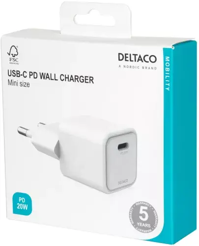 Зарядное устройство Deltaco USBC-AC150 Photo 2