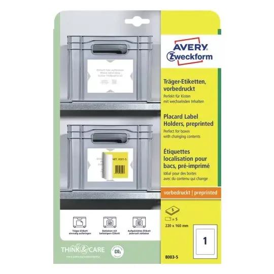 Avery Plakātu etiķešu turētāji A4 Photo 2