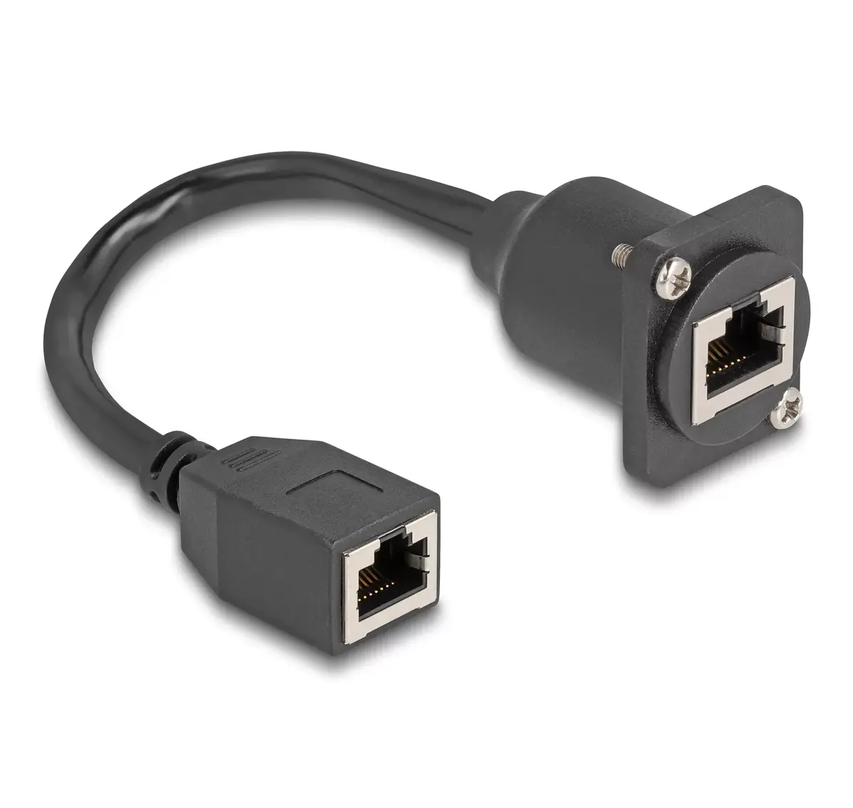 DeLOCK D-Type RJ45 cable jack to jack Cat.5e Photo 2