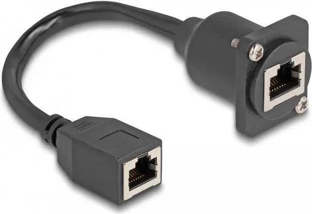 DeLOCK D-Type RJ45 kabelis jack to