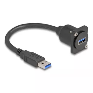 DeLOCK D-Type USB Cable Type-A male to Type-A female 20 cm 5 Gbps