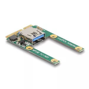DeLOCK Mini PCIe I/O 1 x USB 2.0 Type-A female full size half size