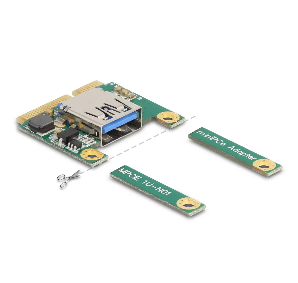 DeLOCK Mini PCIe I/O 1 x USB 2.0 Type-A Photo 3