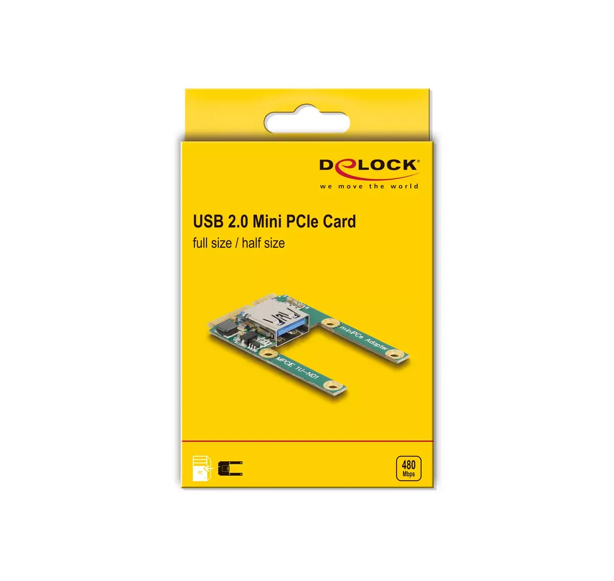 DeLOCK Mini PCIe I/O 1 x USB 2.0 Type-A Photo 5