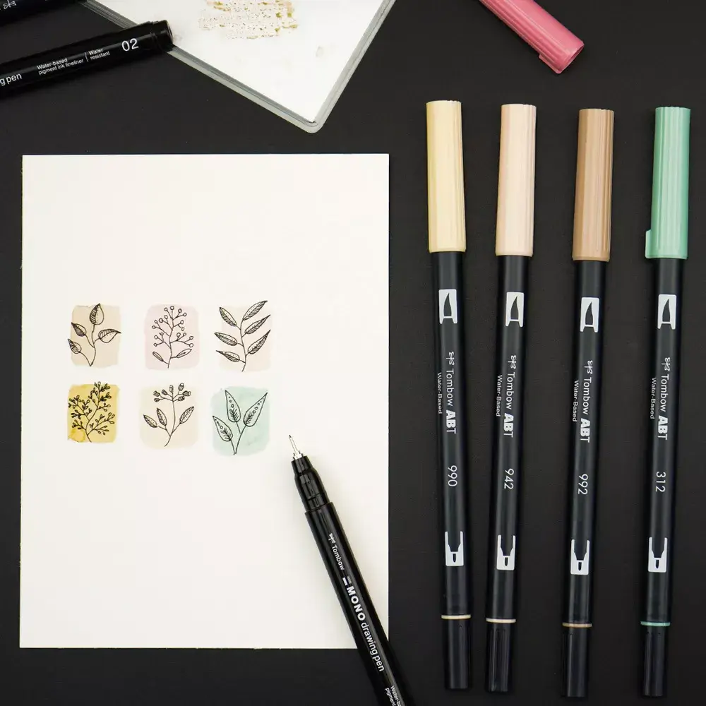 TOMBOW WS-EFL-H-B-4P файнлайнеры, жирная линия, 4 шт. Photo 3